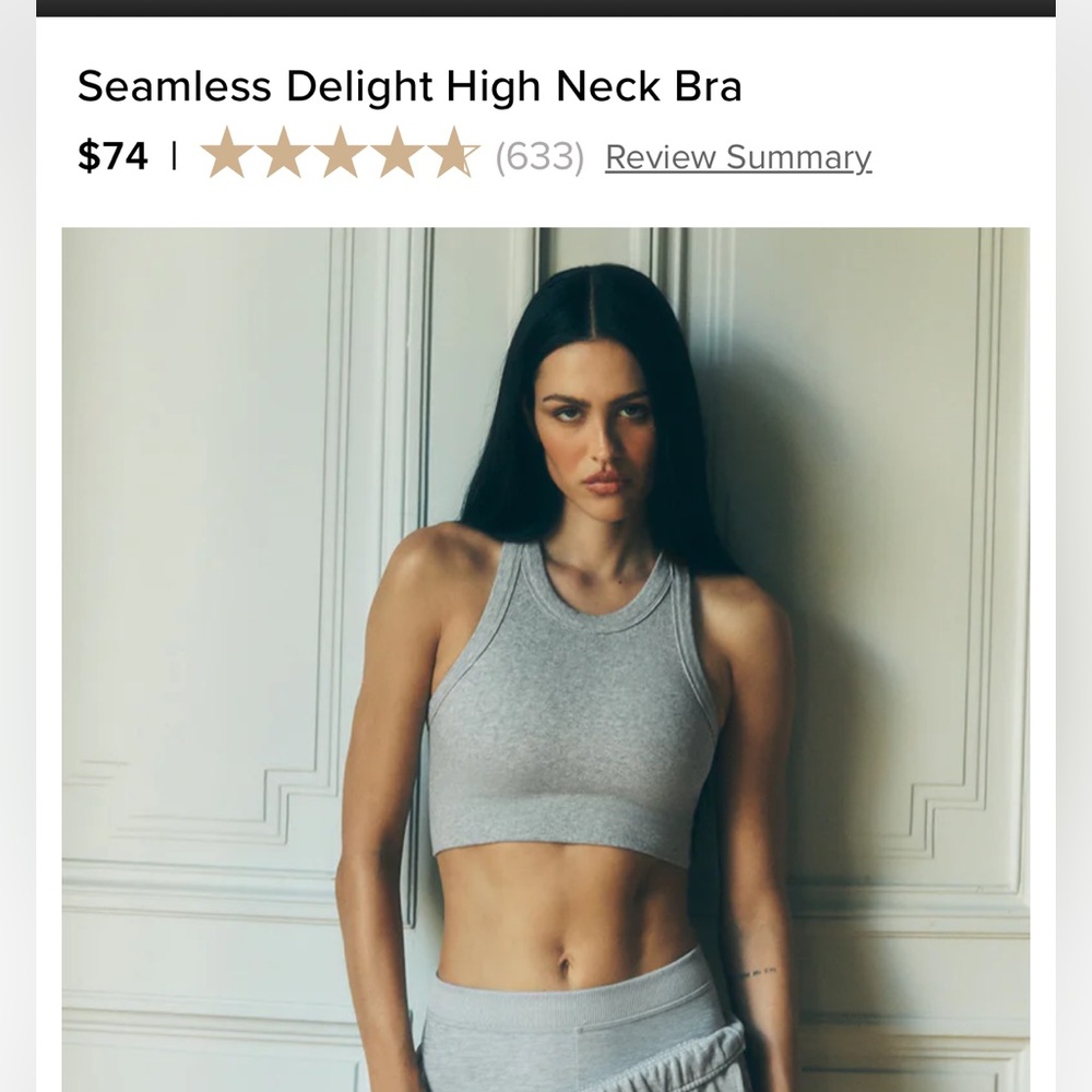 Alo seamless high neck bra